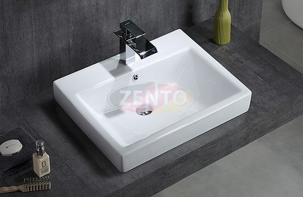 Chậu lavabo TTCERA LB133, Chậu lavabo, Chậu lavabo đặt bàn